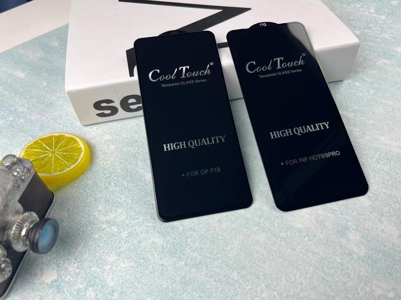 Oleophobic coating screen protector